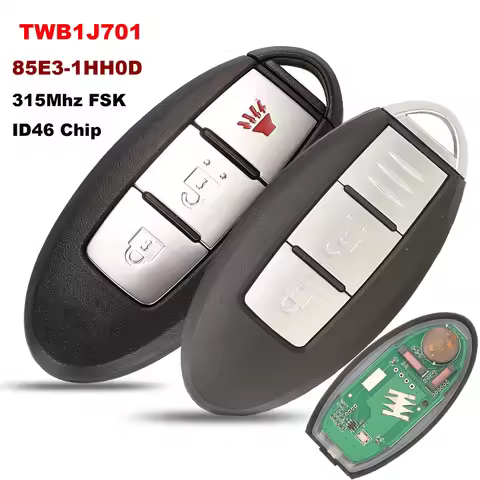 jingyuqin For NISSAN March Sunny Tiida Livina Sylphy Altima Maxima TWB1J701 85E3-1HH0D Remote Car Ke
