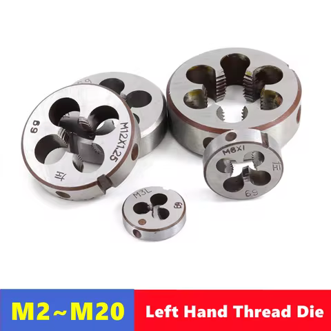 1pcs left hand metric die M2-M20, machine and hand tools for machine tools and manual external threa