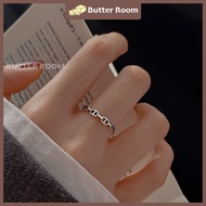 ✨Korean Style Pig Nose Chain Ring✨ Taiwan Shipping Ring Joint Ring Index Finger Ring Tail Ring Jewel
