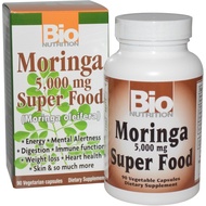 Bio Nutrition Moringa Oleifera Superfood Supplement 5000mg 90 Vegetarian Capsules | Nutrient Dense |