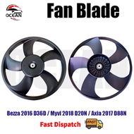 Perodua Bezza 2016 D36D / Myvi 2018 D20N / Axia 2017 D88N Fan Blade 1pc