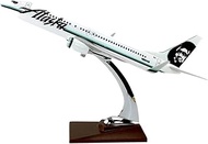 B737 Model ALASKA Airlines Aircraft Diecast Resin Plane Model Collection Display