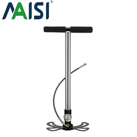 high pressure 300bar 30mpa 4500psi PCP Car mini hand operated air pump hunting pcp pump 3 Stage mini