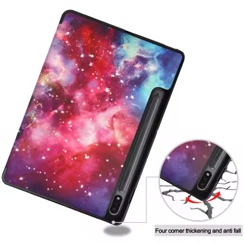 Protective Case For Galaxy Tab S7 SM-T870 S8 X700 TPU with Pen Slot Anti-fall