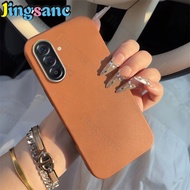 Jingsanc kết cấu da sang trọng Ốp điện thoại cho Samsung Galaxy A56 5g nhựa TPU mềm điện thoại di độ