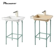 [Phenovo] Portable Sink Wash Basin Boating with Stand Worksites Yard Kitchen Utility Sink Camping Ha
