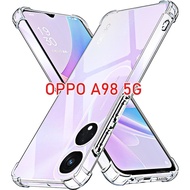 Casing For OPPO A98 A 98 A78 A77s A77 A58 A57 A17k A17 5G 4G 2023 Transparent TPU Shockproof Casing 