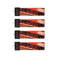 Betafpv LAVA 1S 300mah 450mAh 550mah 75C Battery (4PCS) ของเล่นบังคับวิทยุ