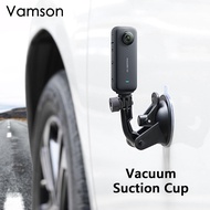 Vamson อุปกรณ์เสริมสำหรับ Insta360 X3ตัวยึดในรถยนต์, อุปกรณ์เสริมสำหรับกล้องแอคชั่นสปอร์ตเมาท์สำหรับ Go Pro HERO 11 10 9