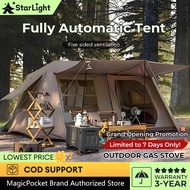 Magic pocket 13 Automatic/Manual Camping Tent Sliver Coated Waterproof Family Khemah Unta Large Spac