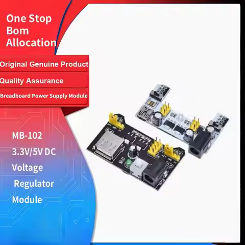 Original New MB-102 Breadboard Power Supply Module 3.3V/5V DC Voltage Regulator Module MB-102 Power 
