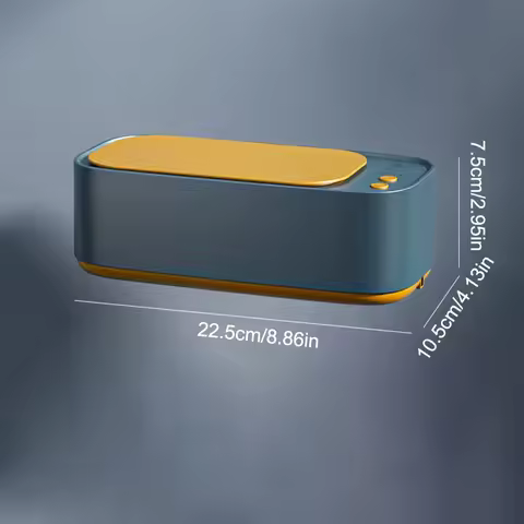 Ultrasonic Cleaner, Jewelry Cleaner Machine Portable Glasses Cleaner Eyeglass Washing Tool Rechargea