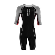 ชุดไตรกีฬา HUUB ทีมออกแบบ Lycra Aero Skinsuit Bodysuit จักรยาน Jumpsuit Mens Ciclismo Maillot วิ่ง/ว่ายน้ำ/ชุดเครื่องมือสำหรับปั่นจักรยาน