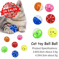 Cat Toy Bell Ball Pet Cat Chasing Toy Funny Supplies Pet Ball Random Color Toy U4q0