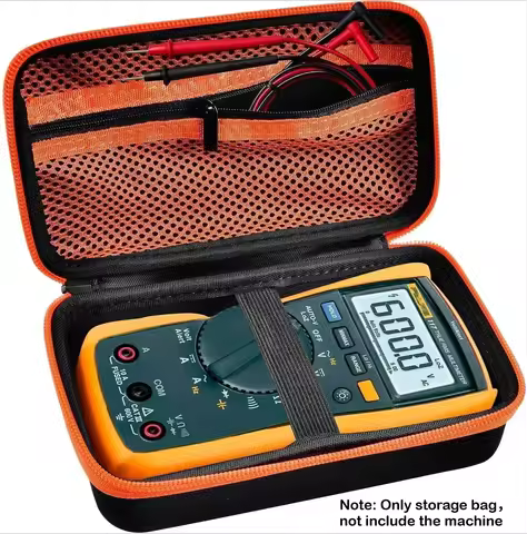 Storage Bag for Klein Tools MM325/Fluke 117 115 116 114 113/MM400/MM420, Digital Multimeters Storage