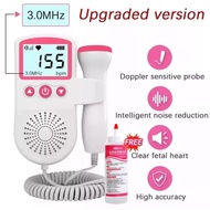 【Free Gel】Fetal Doppler Baby Prenatal Heart Rate Detector Doppler Stethoscope Pregnancy Fetal