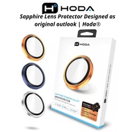Hoda Sapphire Lens Protector Tempered Camera Protector Titanium Edge Support Frame Sticker for Iphon