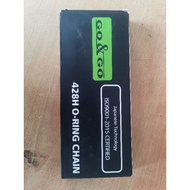 O-RING CHAIN 428x132L GONGO(100% ori, japanese technology)