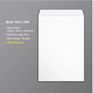 Bao Thư Trắng Khổ A4 - 100gsm/120gsm (Xấp 100 cái)