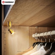 H819 3 watt led ceiling downlight, gold body, spotlight