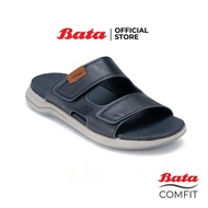 Bata บาจา Comfit รองเท้าแตะเพื่อสุขภาพแบบสวม สำหรับผู้ชาย รุ่น BAMBOO สีกรมท่า 8019181 สีน้ำตาล 8014