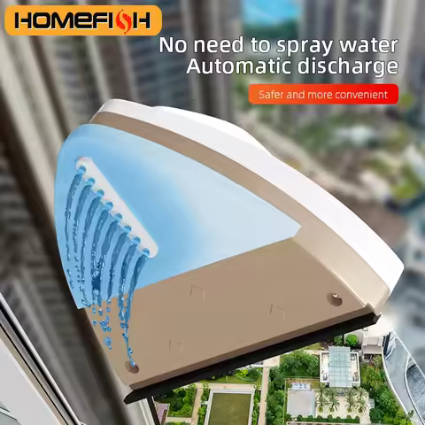 Double Sided Magnetic Glass Window Cleaner Household Cleaning Tool Automatic Drainage Wiper Glass Wi