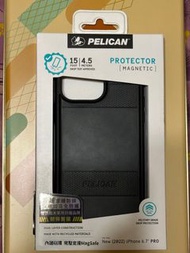 美國 Pelican 派力肯 iPhone 14 Pro Max Protector 保護者環保抗菌超防摔殼MagSafe版 - 黑