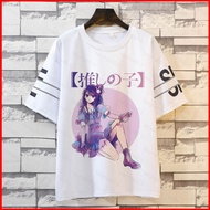 BH2 Oshi no Ko Anime Tshirt Short Sleeve Top Harajuku Cosplay Ai Hoshino Mem Akane Cho Shirt Fashion