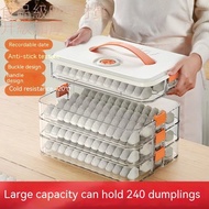 Dumpling Box Household Food Grade Dumpling Frozen Special Sealed Fresh-keeping Box Wonton Quick-Frozen Kitchen Refriger storage box storage bed toyogo storage drawer jewellery box  organiser box box storage  toyogo storage