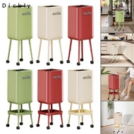 [Dickly] Tall Trash Can with Wheels And Top Opening Trash Can with Compartments And Storage Function