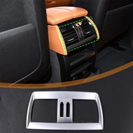For BMW X5/X6 14-18 rear air conditioner air outlet frame Rear air outlet decorative frame ABS chrom