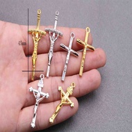 10 PiecesCatholic universal Jesus cross rosary beaded cross. Christian Jesus Classic Cross Universal