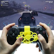 【Support-Cod】 Ps4 Enhanced Gaming Racing Wheel 3d Printed Mini Steering Wheel Add On For The 4 Ps4 4 Controller