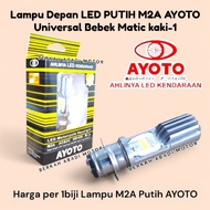 AYOTO M2A 1-Leg LED Headlight | H6 Automatic Duck Bulb 1 Leg Grand Vario Mio JupiterBEAT