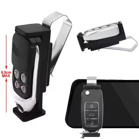 Car Sun Visor Clip Holder for Gate Remote 45-67mm Garage Door Control Car Keychain Fastener Barrier 