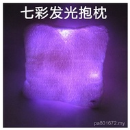 Children Gifts White Pillow Luminous Christmas Export Colorful LED Advertising Square Pillow Cushion