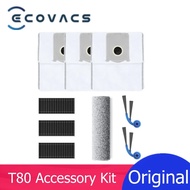 Original ECOVACS T80 Robot Vacuum Cleaner Accessory Spare Parts Kit Main / Side Brush, Filter, Mop R