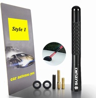 วิทยุคาร์บอนไฟเบอร์12ซม. เสาอากาศหลังคารถยนต์สำหรับ Suzuki Swift XL7 SX4 Alto Jimny GSX R150 Gn125 G