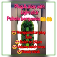 [READY STOCK]Plug & play with light zikir-alquran-pahala-mengaji-24jam-random colour