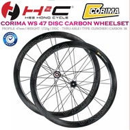 CORIMA WS 47 DISC CARBON ROAD WHEELSET (MADE IN FRANCE)