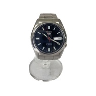 SEIKO mens watches SEIKO5 automatic wristwatch analogues stainless BLK SLV 7S26-03B0 Direct from Jap