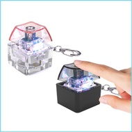 RUN 1PC Mechanical Keyboard Clicks Toy With Colorful LED Lights Switches Tester