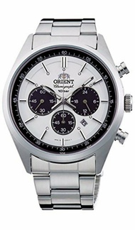 ORIENT watch Neo70's SOLAR PANDA milky white  WV0041TX F/S w/Tracking# Japan New