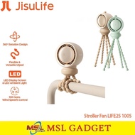 JisuLife Life2S Portable Clip Fan 5000mAh Stroller Fan With Filter