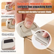 Ceramic telescopic knife Auto-Retractable Ceramic Box Cutter with Magnetic Anti-Stick Design | Porta
