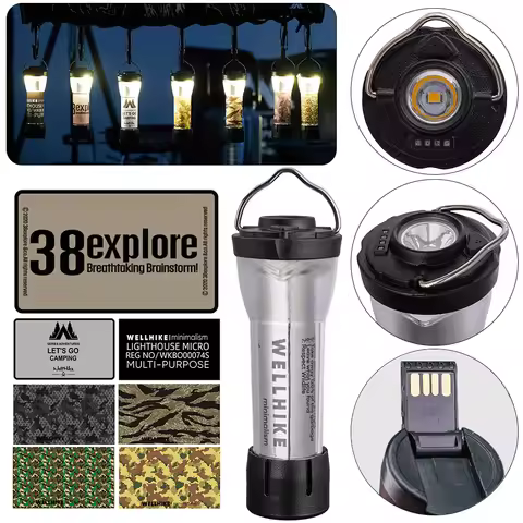 For Goal Zero Lantern Outdoor Camping Lighting Emergency Mini Led Falshlight USB Rechargeable Lighth