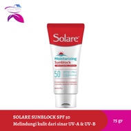 Solare Moisturizing Sunblock SPF50 PA+++ 75 gr Body Sunscreen Sunblock Body