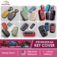 PERODUA Key Cover AXIA ALZA MYVI ATIVA 2025 2024 2023 Car Accessories Sarung Kunci G3 GEN3 FL Case C