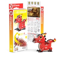 Eugy Red Dragon 3D Collectible Puzzle for Kids and Adults