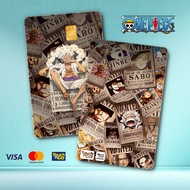 TNG Luffy One Piece 1 - Touch n Go Card Sticker Cover TNG / MASTER / VISA / CREDIT/ DEBIT CARD STICK